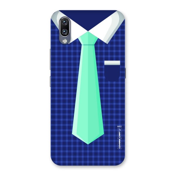 Checked Shirt Tie Back Case for Vivo NEX