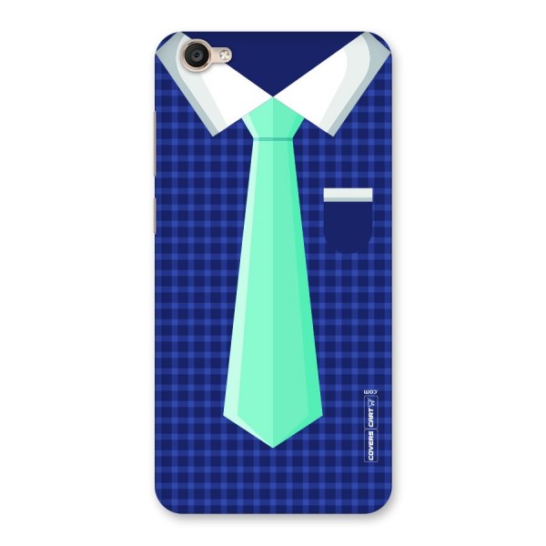 Checked Shirt Tie Back Case for Vivo Y55s