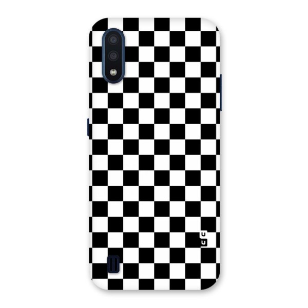 Checkerboard Back Case for Galaxy M01