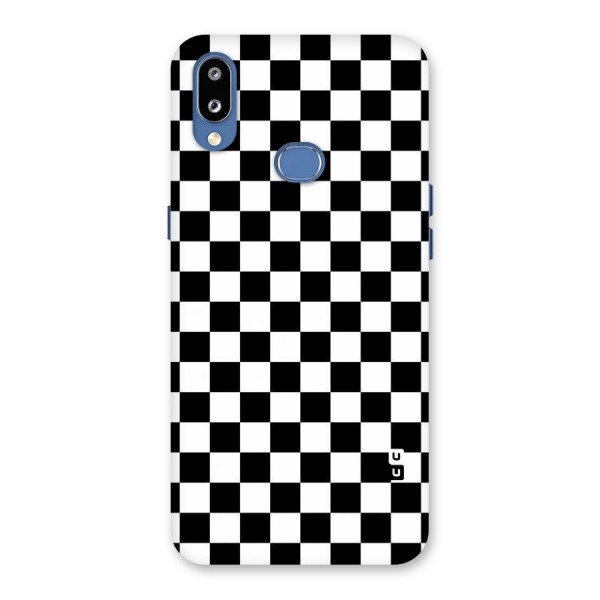 Checkerboard Back Case for Galaxy M01s