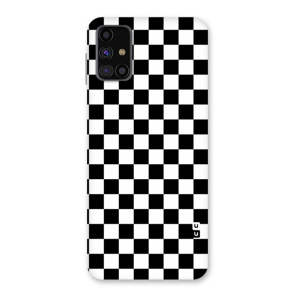 Checkerboard Back Case for Galaxy M31s