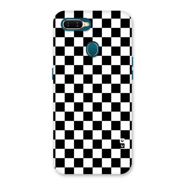 Checkerboard Back Case for Oppo A12