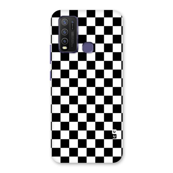 Checkerboard Back Case for Vivo Y30