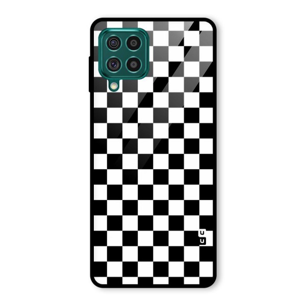 Checkerboard Glass Back Case for Galaxy F62