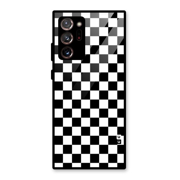 Checkerboard Glass Back Case for Galaxy Note 20 Ultra