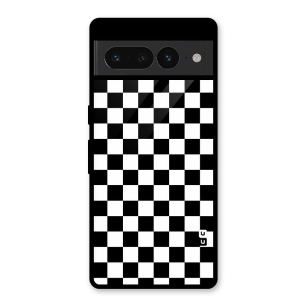 Checkerboard Glass Back Case for Google Pixel 7 Pro