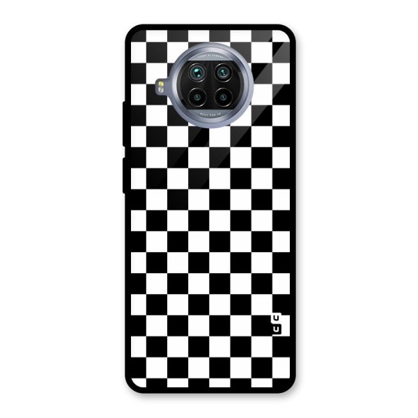 Checkerboard Glass Back Case for Mi 10i