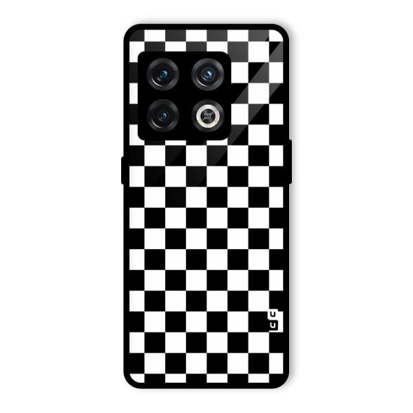 Checkerboard Glass Back Case for OnePlus 10 Pro 5G