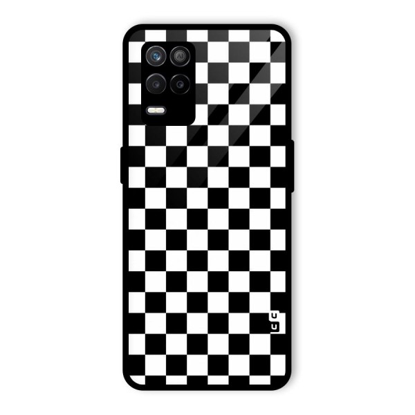 Checkerboard Glass Back Case for Realme 9 5G