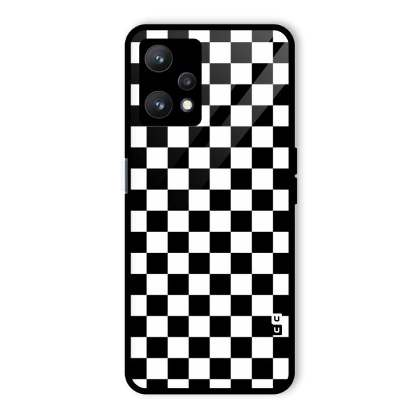 Checkerboard Glass Back Case for Realme 9 Pro 5G