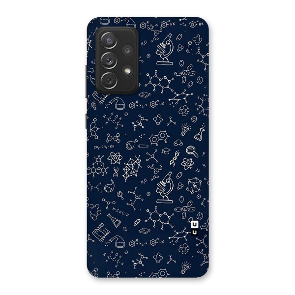 Chemistry Doodle Art Back Case for Galaxy A72