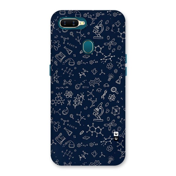 Chemistry Doodle Art Back Case for Oppo A12