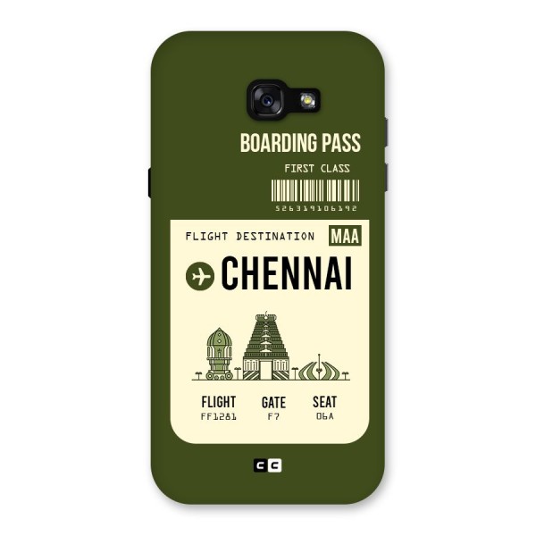 Chennai Boarding Pass Back Case for Galaxy A7 (2017)