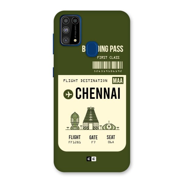 Chennai Boarding Pass Back Case for Galaxy F41