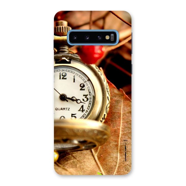 Cherry And Clock Back Case for Galaxy S10