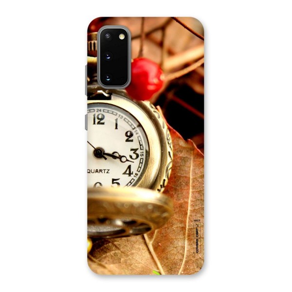 Cherry And Clock Back Case for Galaxy S20