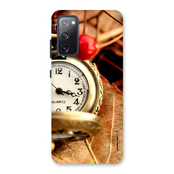 Cherry And Clock Back Case for Galaxy S20 FE