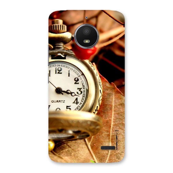 Cherry And Clock Back Case for Moto E4