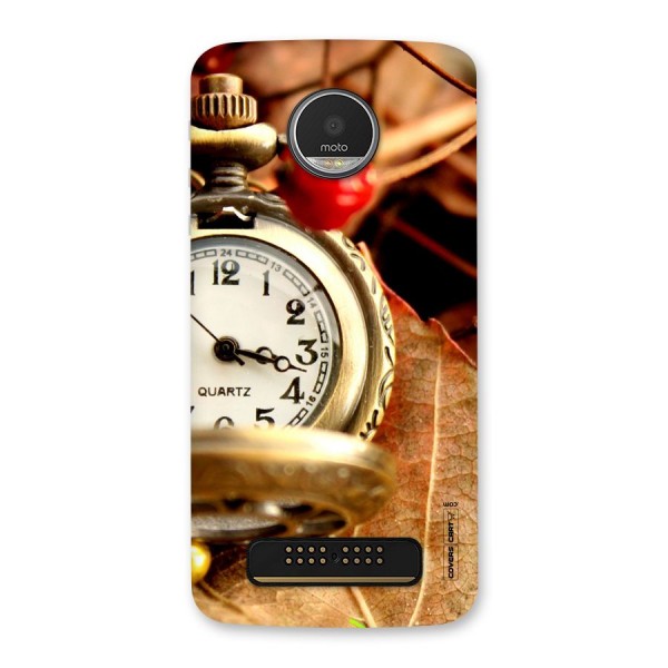 Cherry And Clock Back Case for Moto Z Play