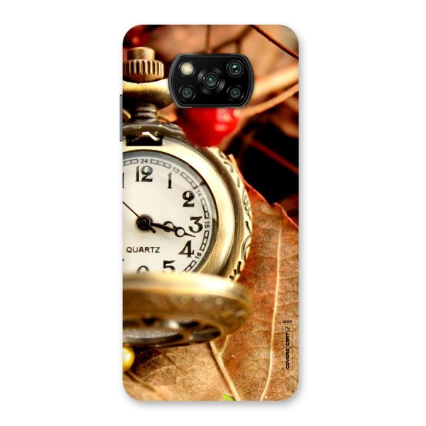 Cherry And Clock Back Case for Poco X3