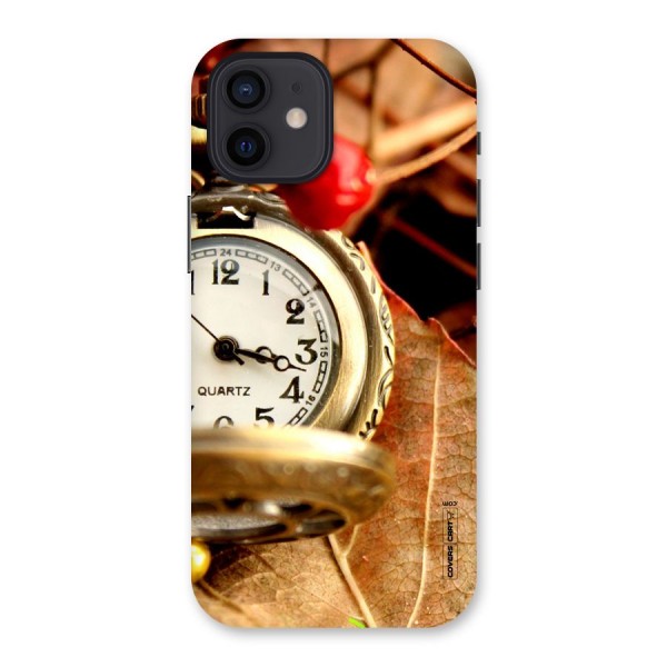 Cherry And Clock Back Case for iPhone 12