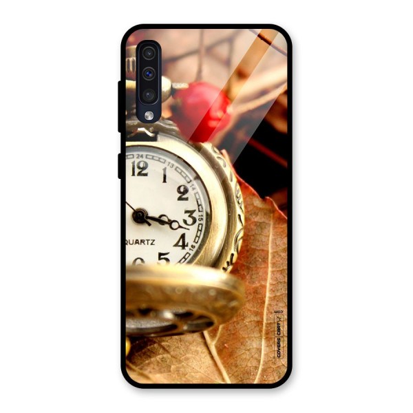 Cherry And Clock Glass Back Case for Galaxy A50s