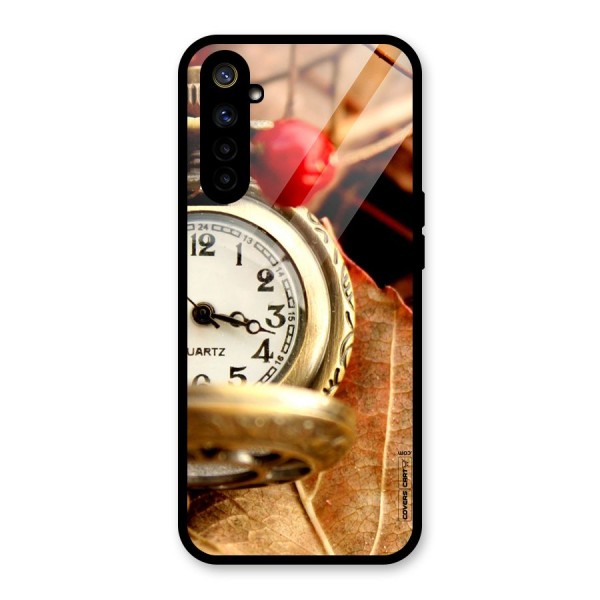 Cherry And Clock Glass Back Case for Realme 6