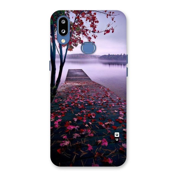 Cherry Blossom Dock Back Case for Galaxy M01s