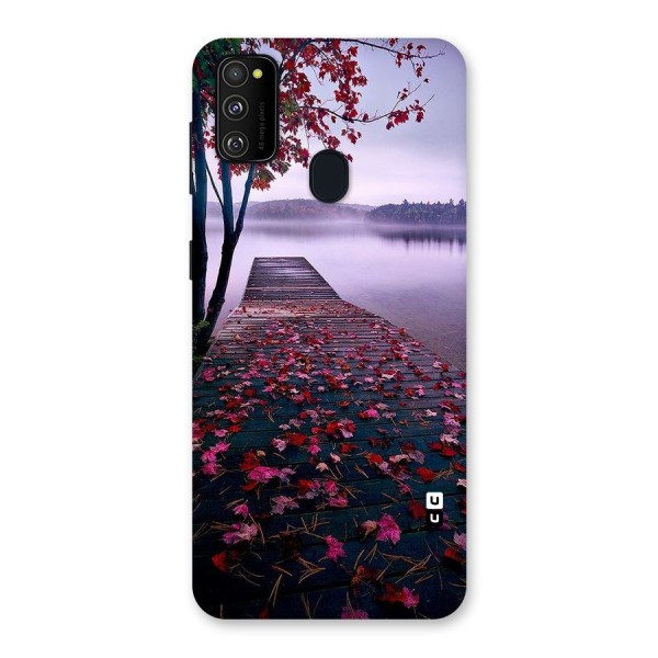 Cherry Blossom Dock Back Case for Galaxy M21