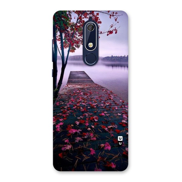 Cherry Blossom Dock Back Case for Nokia 5.1