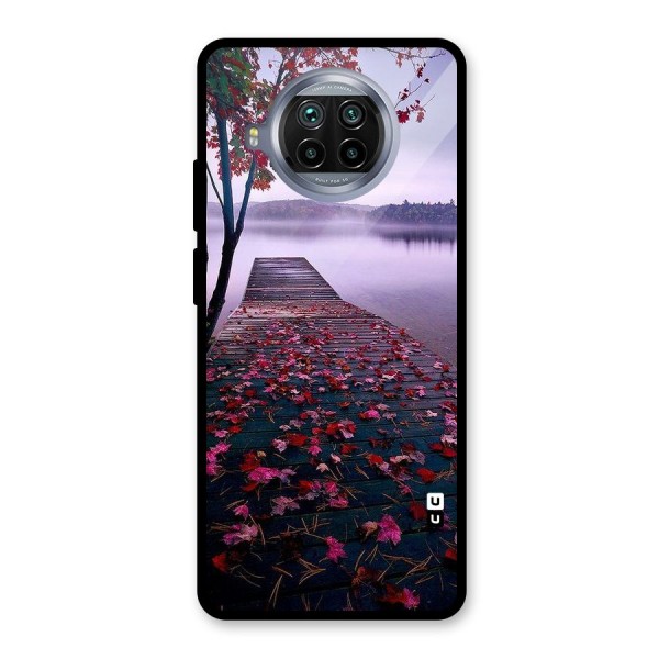 Cherry Blossom Dock Glass Back Case for Mi 10i