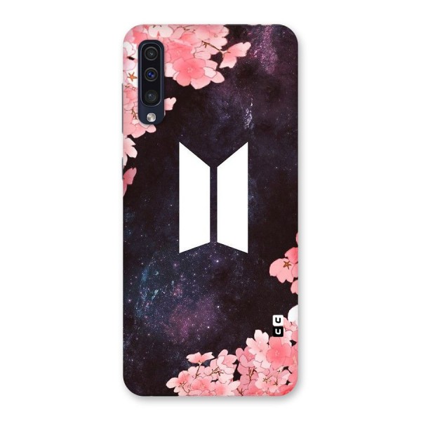 Cherry Blossom Pause Design Back Case for Galaxy A50