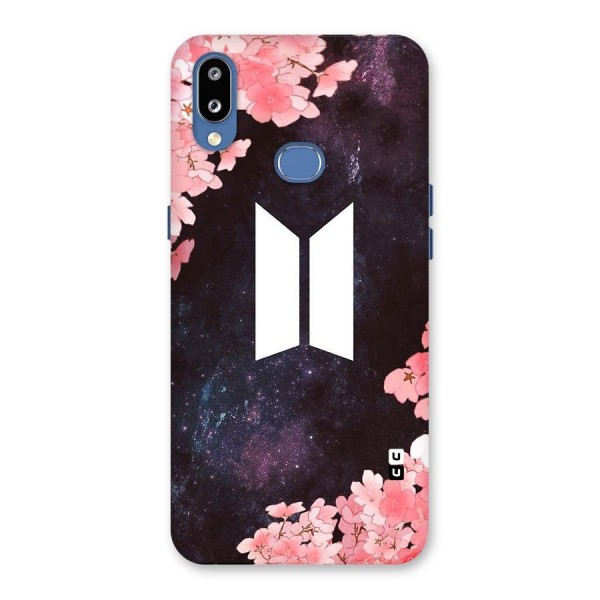 Cherry Blossom Pause Design Back Case for Galaxy M01s