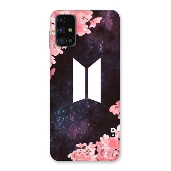 Cherry Blossom Pause Design Back Case for Galaxy M31s