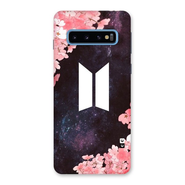 Cherry Blossom Pause Design Back Case for Galaxy S10