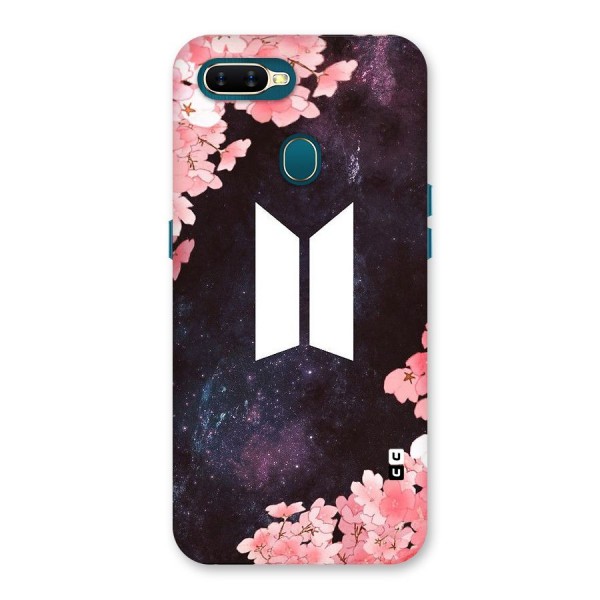 Cherry Blossom Pause Design Back Case for Oppo A12