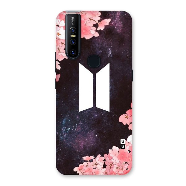 Cherry Blossom Pause Design Back Case for Vivo V15