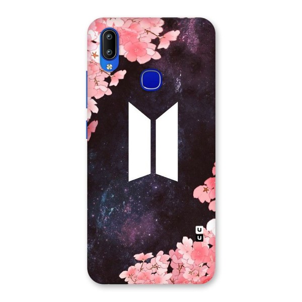 Cherry Blossom Pause Design Back Case for Vivo Y91