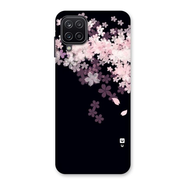 Cherry Flowers Pink Back Case for Galaxy A12