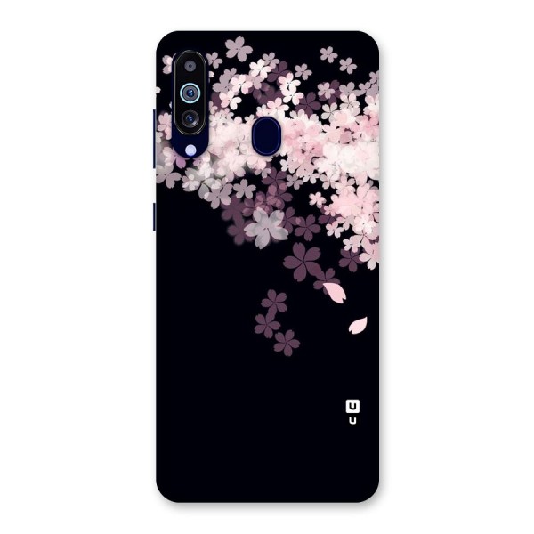 Cherry Flowers Pink Back Case for Galaxy A60