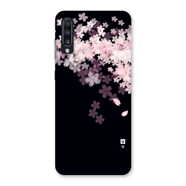 Cherry Flowers Pink Back Case for Galaxy A70s