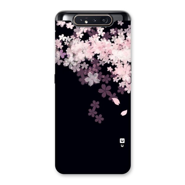 Cherry Flowers Pink Back Case for Galaxy A80