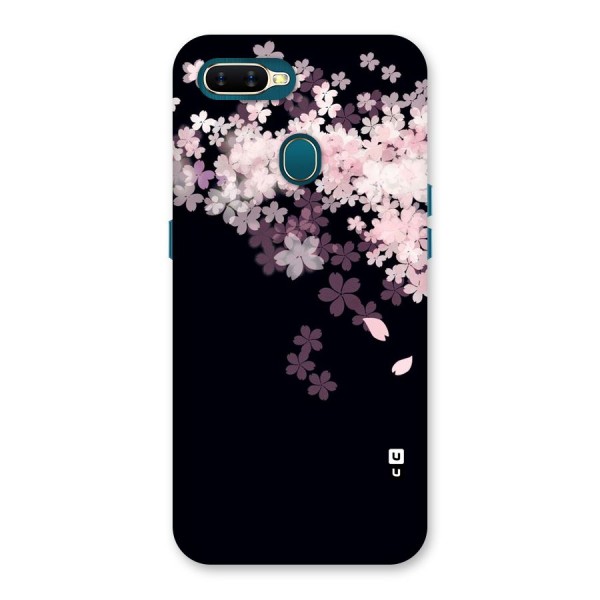 Cherry Flowers Pink Back Case for Oppo A12