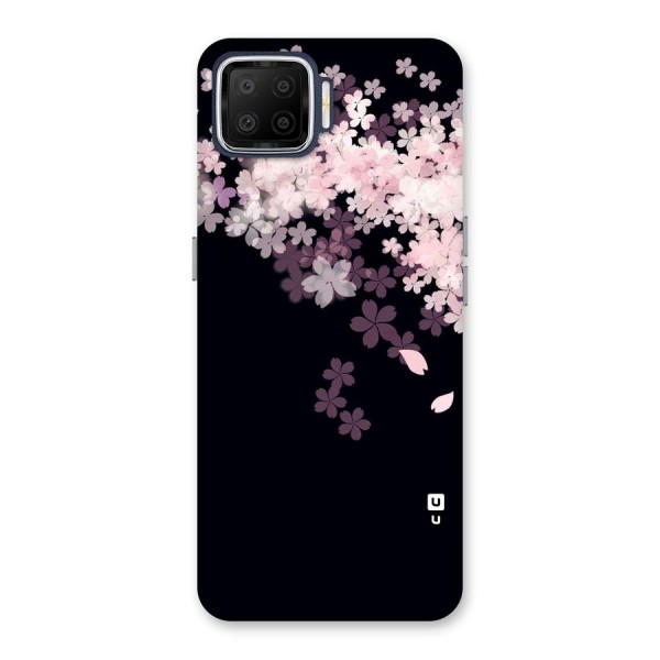 Cherry Flowers Pink Back Case for Oppo F17