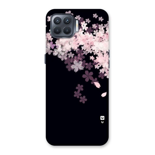 Cherry Flowers Pink Back Case for Oppo F17 Pro