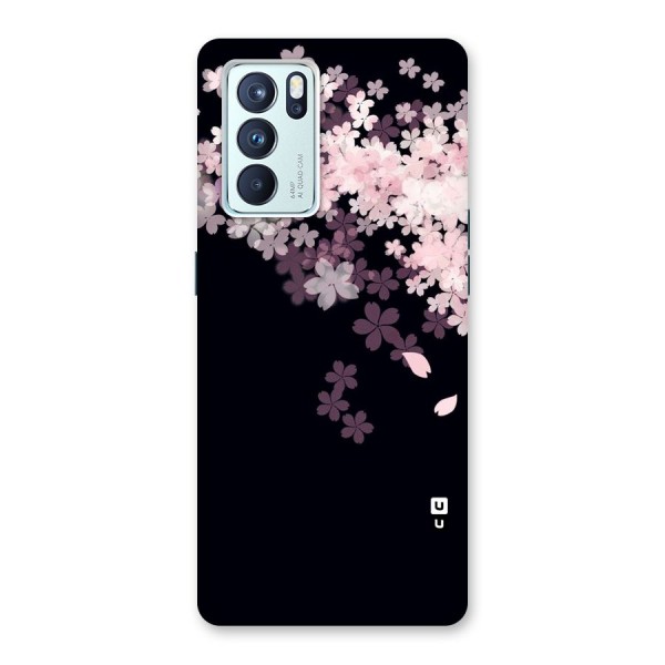 Cherry Flowers Pink Back Case for Oppo Reno6 Pro 5G
