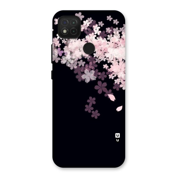 Cherry Flowers Pink Back Case for Redmi 9C