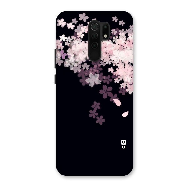 Cherry Flowers Pink Back Case for Redmi 9 Prime