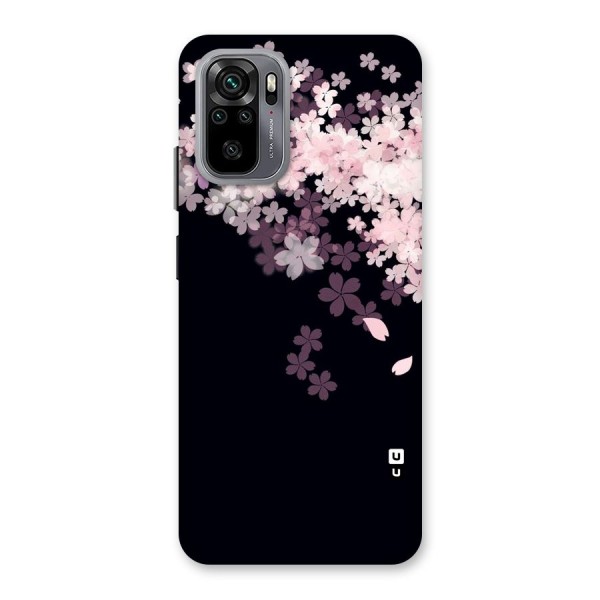 Cherry Flowers Pink Back Case for Redmi Note 10