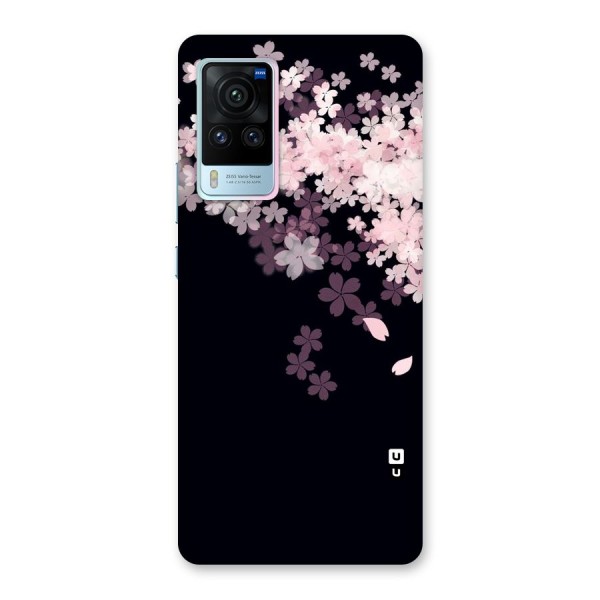 Cherry Flowers Pink Back Case for Vivo X60 Pro